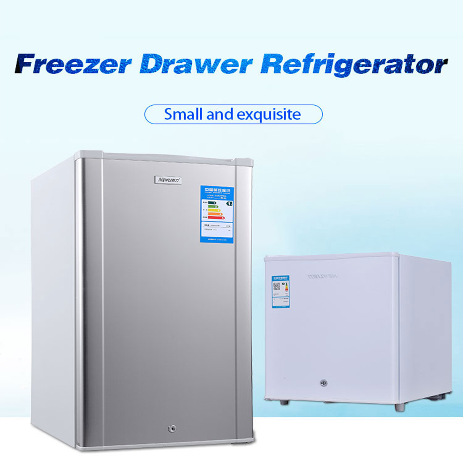 60L Upright home use single door freezer one door fridge BD-60