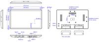 Tablet Android Komersial 15.6 Inci untuk Pemasangan di Dinding, Layar Digital Signage SH1569KJ-T