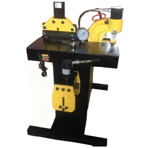 VHB-200 Multifunctional Busbar Machinecutting Bending Punching Machine Factory Price 3 in 1 12 Wooden Box Provided Yellow Normal