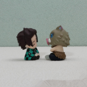 Lot de 4 figurines Demon Kimetsu Sleeping Series Kamado Nezuko, boîte mystère, jouet Gachapon, œufs surprise, prix et jouets - Product Image 5