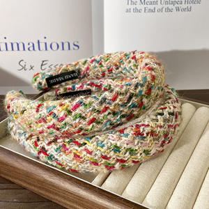 Accesorios para el Cabello para Niñas, Diadema Tejida de Hermosos Colores, Diadema Navideña, Diadema Tejida para Señoritas - Product Image 1