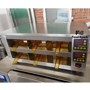 Calentador de Hamburguesas de 2 Niveles y 2 Bandejas, Totalmente Automatizado, Nuevo Diseño, Precio de Fábrica, con Pantalla LCD - Product Image 4