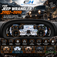 Mise à niveau du tableau de bord numérique, du compteur de vitesse et du jauge pour Jeep Wrangler JK 2011-2017