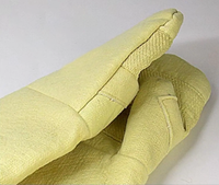 Swelder 2 Jari Kevlar Aramid 500 ° Sarung Tangan Anti Panas Tahan Panas untuk Oven, Pengecoran, Pengolahan Kaca, dll.