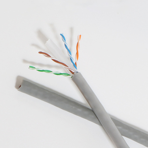 Câble réseau extérieur Cat6 Cordon de raccordement UTP <span class=keywords><strong>RJ45</strong></span> <span class=keywords><strong>100m</strong></span> PVC Cuivre Conception mince - Product Image 2