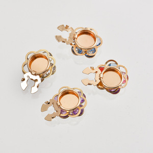 JFRB137 Couvre-boutons d'hortensia de printemps de qualité supérieure Couvre-boutons amovibles sans couture pour chemises et femmes - Product Image 3