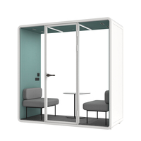 Portable intimité silence cabine téléphonique pod de travail acoustique cabine insonorisée téléphone mobile cabine insonorisée salle de réunion bureau pod
