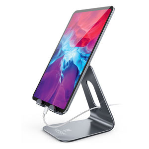 Support de tablette réglable multi-angles Lamicall A1 <span class=keywords><strong>pour</strong></span> bureau, gris, compatible avec les tablettes de 4 à 13 pouces, liseuse électronique, appareil intelligent - Product Image 1