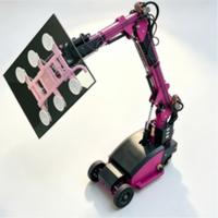 Robot aspirateur mobile pour verre architectural, adapté à la rénovation des murs-rideaux en verre