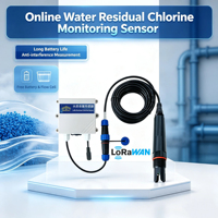 Détecteur de chlore résiduel sans fil LoRaWAN à longue autonomie pour les sites de traitement de l'eau non surveillés
