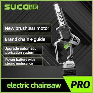SUCA SC-5805 Professional Portable Electric Chainsaw Rechargeable Handheld Chain <strong>Saw</strong> <strong>Cordless</strong> Chainsaw <strong>with</strong> <strong>Battery</strong> <strong>and</strong> <strong>Charger</strong> - Product Image 4