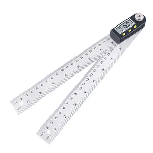 200mm Digital Protractor Angle Ruler Spirit Level Universal Level Ruler Woodworking Finder Meter 360 Degree Angle Protractor