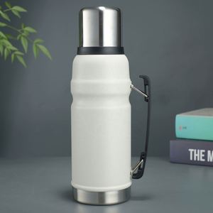 Bouteille d'eau professionnelle personnalisée avec logo 1000 ml, flacon isotherme en acier inoxydable, thermos - Product Image 2