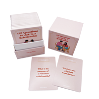 Cartes de jeu personnalisables en papier pour la Saint-Valentin avec boîte au design personnalisé, service OEM