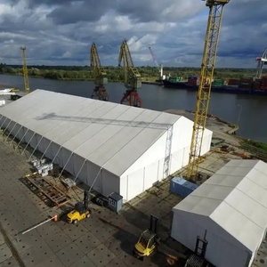 Indonesia lớn Cấu trúc PVC kho đúc sẵn hội thảo lớn lớp công nghiệp lưu trữ sản xuất lều cho kho - Product Image 2