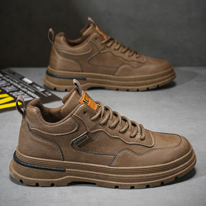 Zapatos Oxford de Cuero Genuino Estilo Británico para Hombre, con Cordones, Punta en Pico, Formales, de Oficina, Transpirables, Ligeros, Antideslizantes - Product Image 5