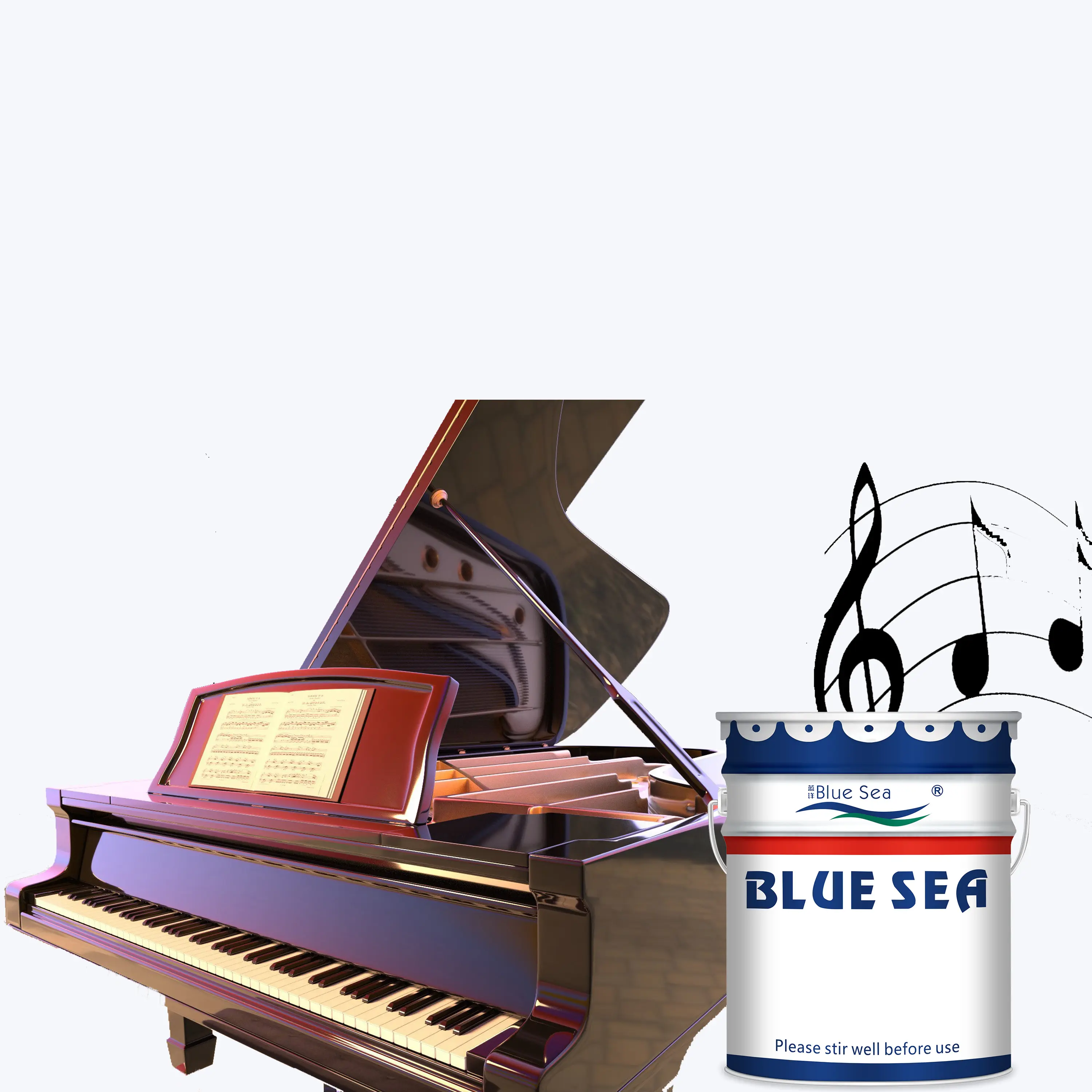 Professional Piano Supplier Clear Glossy Lacquer For Musical Instrument