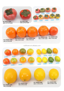 LO-703 Frutta e Verdura Artificiale Decorativa all'Ingrosso, Modelli Realistici di Arance Finte per Esposizione in Negozi di Succhi - Product Image 3