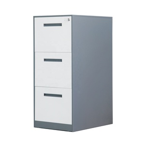 Mueble de Acero Moderno Estilo Americano con 3 Cajones, Estructura KD, Mueble de Hierro para Sala de Estar, Borde Estrecho, Marca BIZOE de China - Product Image 1
