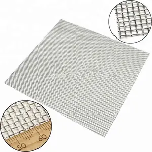 20 30 40 50 100 200 300 500 Micron Plain Screen Woven Mesh Cloth AISI 304 316 316L Stainless Steel Wire Mesh