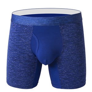 Boxers décontractés en modal pour hommes, coupe <span class=keywords><strong>ample</strong></span>, anti-frottement, taille européenne, style transfrontalier - Product Image 2
