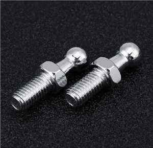 Boulon à tête hexagonale à extrémité sphérique, diamètre 12 mm, chromé, acier inoxydable 304, filetage métrique, classe 8.8 - Product Image 1