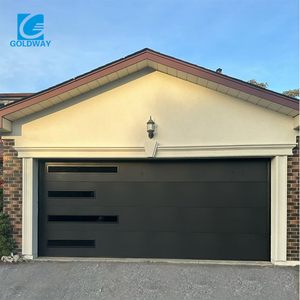 <span class=keywords><strong>Porte</strong></span> <span class=keywords><strong>de</strong></span> <span class=keywords><strong>garage</strong></span> <span class=keywords><strong>sectionnelle</strong></span> automatique, construction en <span class=keywords><strong>acier</strong></span> moderne, panneaux doublement isolés, quincaillerie durable, sûre, pratique, utilisation en extérieur - Product Image 4