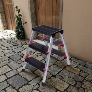 Thiết kế công nghiệp hiện đại 3 bước gấp Kính thiên văn nhôm mở rộng thang tùy chỉnh chiều dài siêu thị sử dụng chứng nhận EN131 - Product Image 6