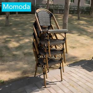 Silla de Comedor Apilable de Ratán Ecológica de Guangzhou, Sillón, Mesas de Exterior para Restaurante, Hotel, <span class=keywords><strong>Terraza</strong></span>, Muebles de Jardín - Product Image 1