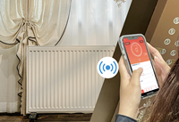 Radiateur de panneau en acier électrique à usage domestique portable 2000W a évalué les dimensions d'économie d'énergie d'émission de chaleur puissante H600XL1000XW110