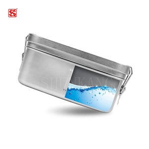 SUS304 thép không gỉ di động <span class=keywords><strong>3</strong></span> ngăn thân thiện với môi Hộp Ăn Trưa với không khí chặt chẽ Nắp thực phẩm lưu trữ <span class=keywords><strong>container</strong></span> - Product Image 4