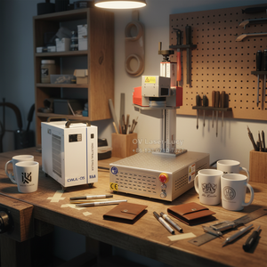 Machine de marquage laser UV portable de table 355 nm 5W 3W 5W Source laser UV JPT Raycus Machine de gravure sur verre - Product Image 2