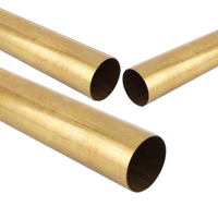 High-quality Brass Tubes H57, H58, H59, 6mm and 8mm in Diameter, 10mm, for Use in Petroleum Equipment