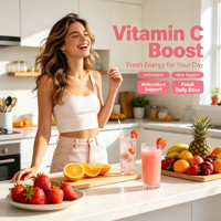 OEM ODM Kolagen Biotin Vitamin C Bubuk Sachet Kemasan Stick Portabel untuk Dibawa Bepergian Suplemen Kecantikan