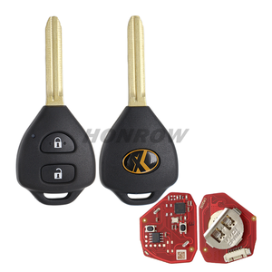 <span class=keywords><strong>Clé</strong></span> télécommande <span class=keywords><strong>universelle</strong></span> filaire Xhorse XKTO25EN pour Toyota Style Flat 2 boutons - Product Image 4