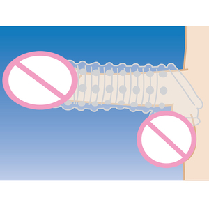 TPE maschio adulto giocattoli sessuali tempo di ritardo pene anelli di ritardo tempo Extender tempo, trasparente TPE Gay divertente pene anello - Product Image 2