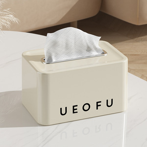Cream Colored Square <b>Dog</b> Tissue Box With Face Towel Storage For Living Room Coffee <b>Table</b> - Product Image 4