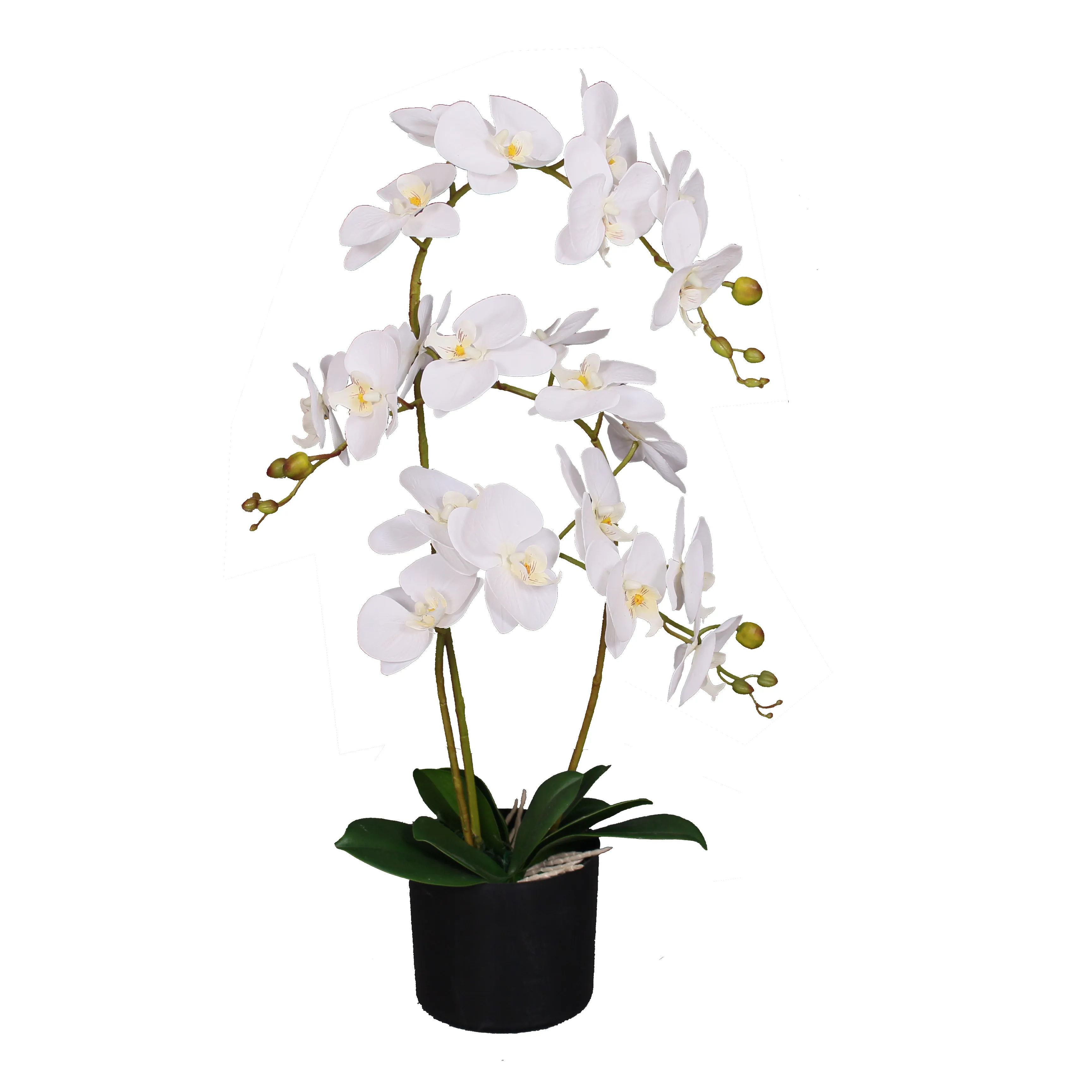 יצרן מכירה שונה סוגים לבן סחלב פרח מלאכותי עץ ופרח