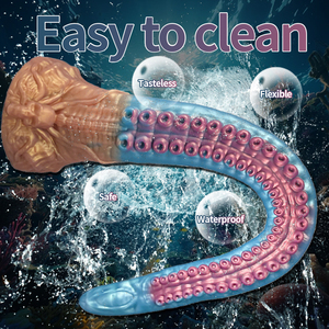 YAQU Dildo Monstre de Forme Spéciale, Design Tentacules d'Octopus, Jouet Sexuel Adulte Fantaisie pour Stimulation du <span class=keywords><strong>Point</strong></span> <span class=keywords><strong>G</strong></span>, 100% Étanche - Product Image 5