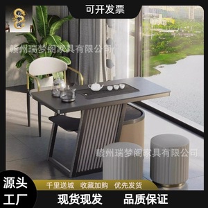 ชุดโต๊ะน้ำชาและเก้าอี้หรูหรา 3 ชิ้น ทนทานสำหรับห้องรับประทานอาหาร - Product Image 5
