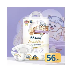 BB Kitty Sensitive Baby Diaper Supplier Love Ultra Thin Cotton Nappy Manufacturer Wholesale Baby Diaper