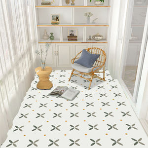 Alfombra Fresca y Sencilla para Balcón, Patrón Geométrico, PVC Antideslizante, Rectangular, Uso Doméstico, Cobertura Total, Fácil de Limpiar, Resistente a las Manchas - Product Image 4