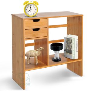 Organisateur de bureau en bois avec étagères pour les essentiels de bureau - Product Image 6