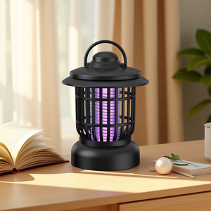Piège à moustiques portable transfrontalier à choc électrique, lumière nocturne à température simulée <span class=keywords><strong>CO2</strong></span> pour le camping en tente - Product Image 1