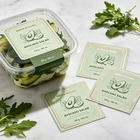 Étiquettes autocollantes pour emballages alimentaires en rouleau, solution d'étiquetage TEDDY FSC, bouteille de confiture de cerises