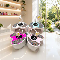 Lampe de séchage UV LED professionnelle 288W haute puissance pour ongles, séchage du vernis gel, avec capteur automatique, 4 minuteurs, portable, blanche