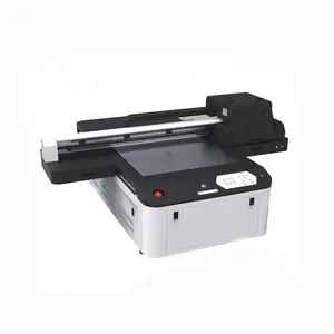 New product JS6090 large format uv printer with automatic ink cartridges alarm system