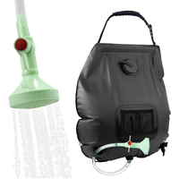 Usine Portable Solaire Camping Douche Pliable 5 Gallons Tuyau De Chauffage 20L Sac Chauffe-Eau Essentiel Camping En Plein Air Gear