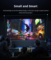 HY300 M1 Mini projecteur LED intelligent projecteur basse quantité minimale de commande OEM/ODM 4K résolution Portable Home cinéma Proyector prix bon marché
