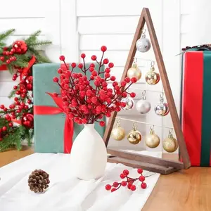 Baya Roja Artificial Fruto de la Fortuna Decoraciones Rojas <span class=keywords><strong>Navideñas</strong></span> - Product Image 4